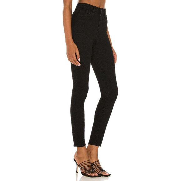L'AGENCE Jet Black Skinny Jeans - Picture 2 of 11